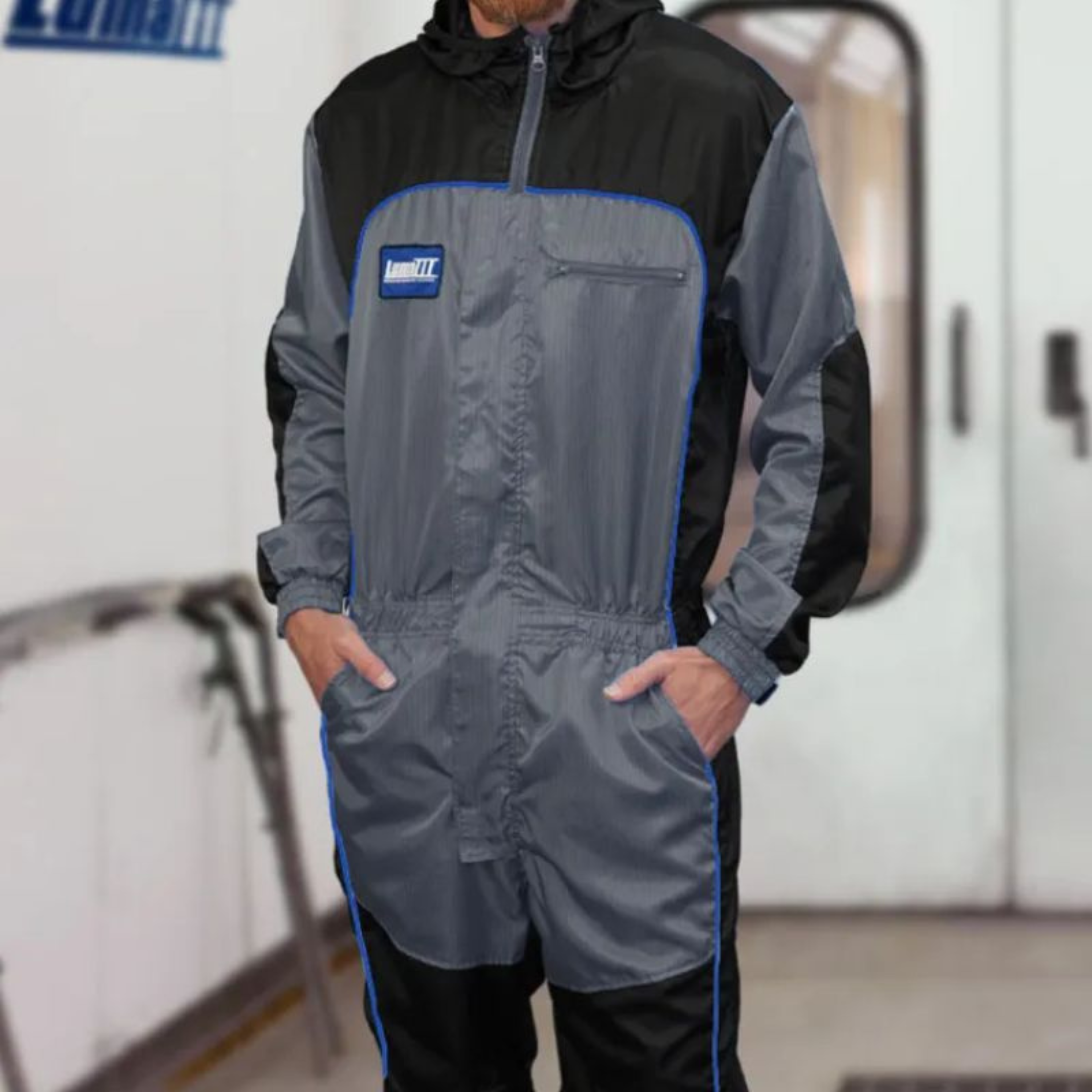 Luma III Spray Suit - Black/Grey