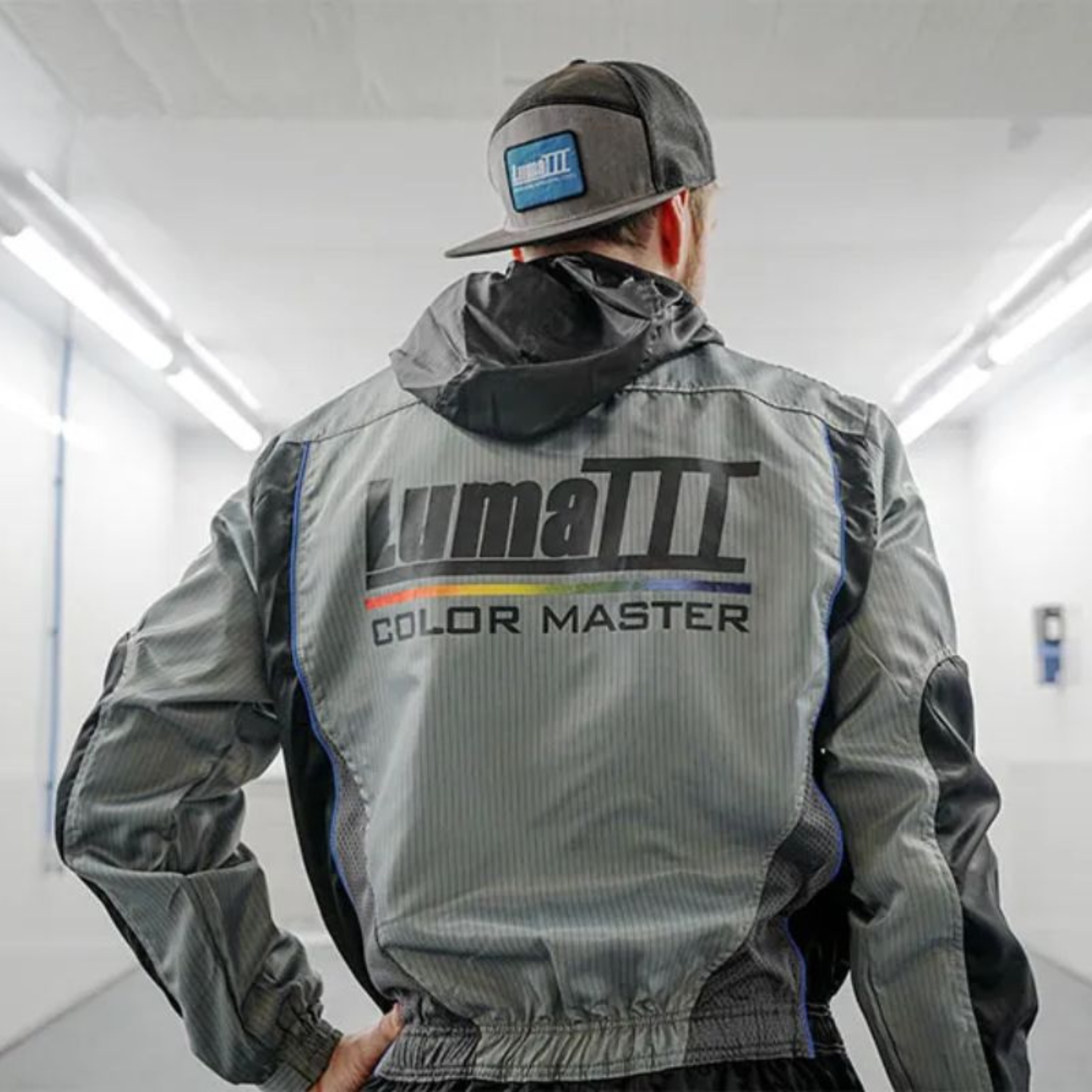 Luma III Spray Suit - Black/Grey