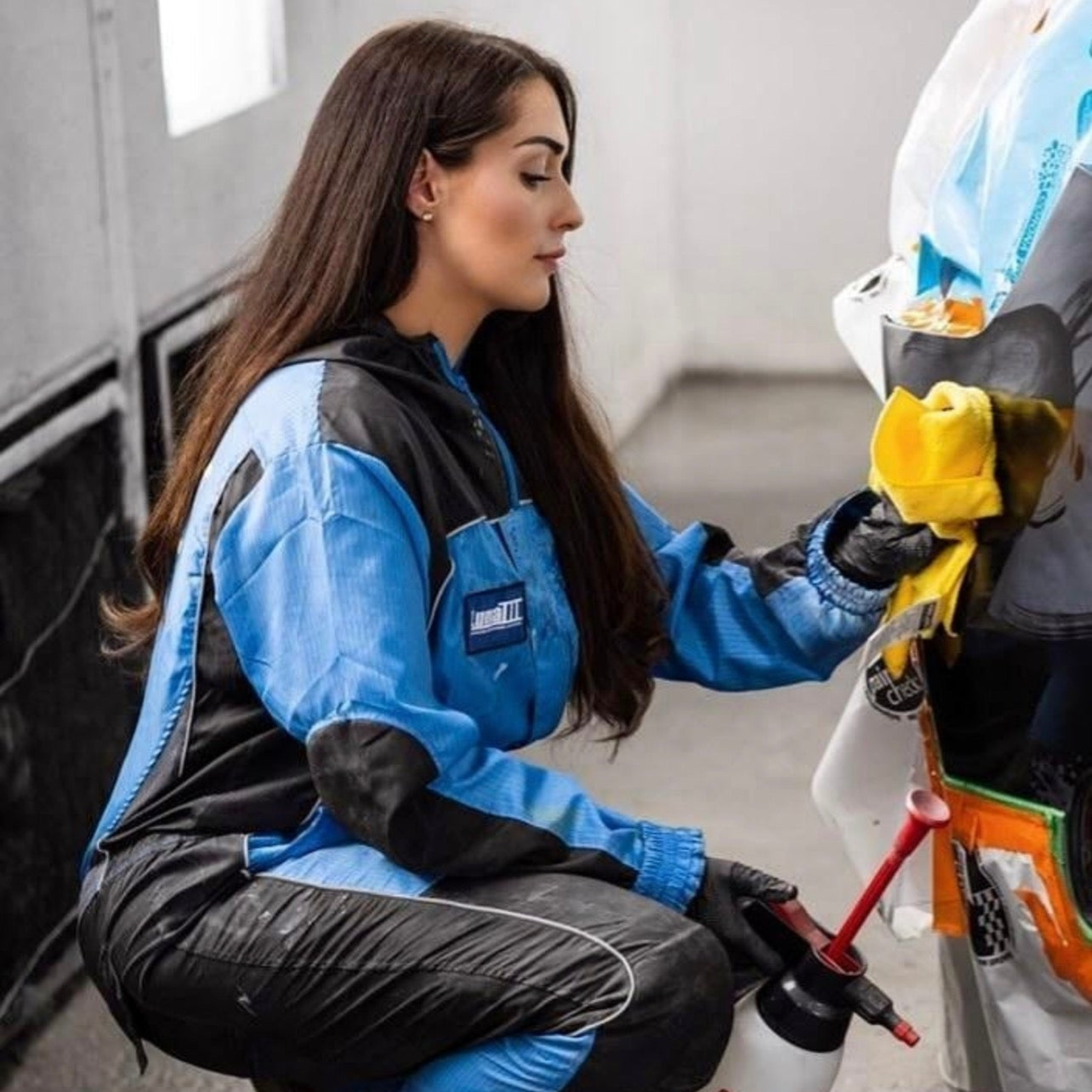 Luma III Spray Suit - Blue/Black